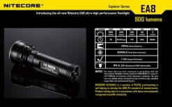 Nitecore EA8 Caveman XM-L U2 LED 900 Lumen Flashlight