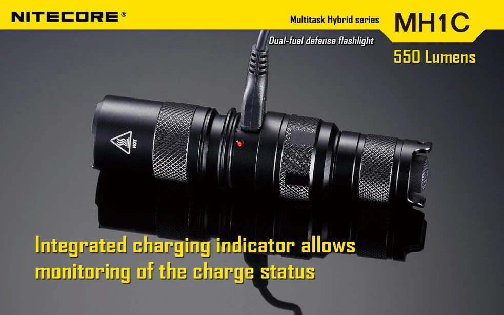 NiteCore MH1C 550 Lumen CREE XM-L U2 LED Flashlight 6 NiteCore MH1C 550 Lumen CREE XM-L U2 LED Flashlight