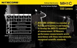NiteCore MH1C 550 Lumen CREE XM-L U2 LED Flashlight 11 NiteCore MH1C 550 Lumen CREE XM-L U2 LED Flashlight