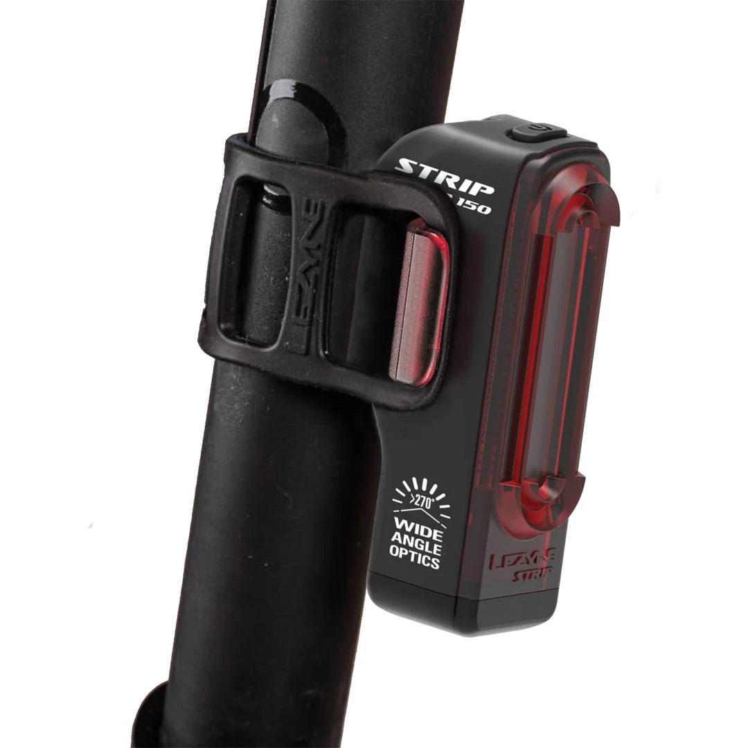 Lezyne Strip Drive 150 Lumens Rear Light, 5 LED Light, Wide Angle Optics Lens 3 Lezyne Strip Drive 150 Lumens Rear Light, 5 LED Light, Wide Angle Optics Lens