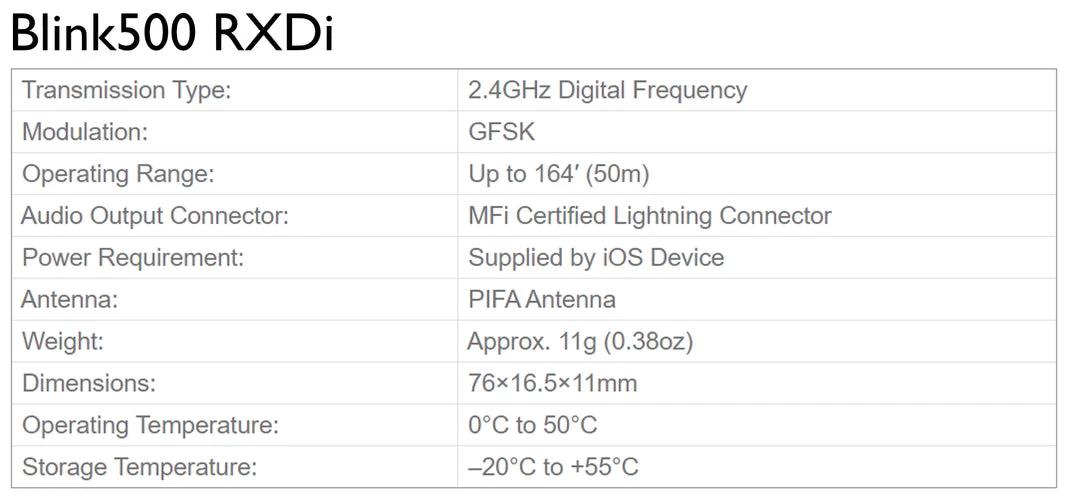 Saramonic Blink 500 B3 (TX+RXDi) Wireless Microphone System For IPhone 5 Saramonic Blink 500 B3 (TX+RXDi) Wireless Microphone System For IPhone