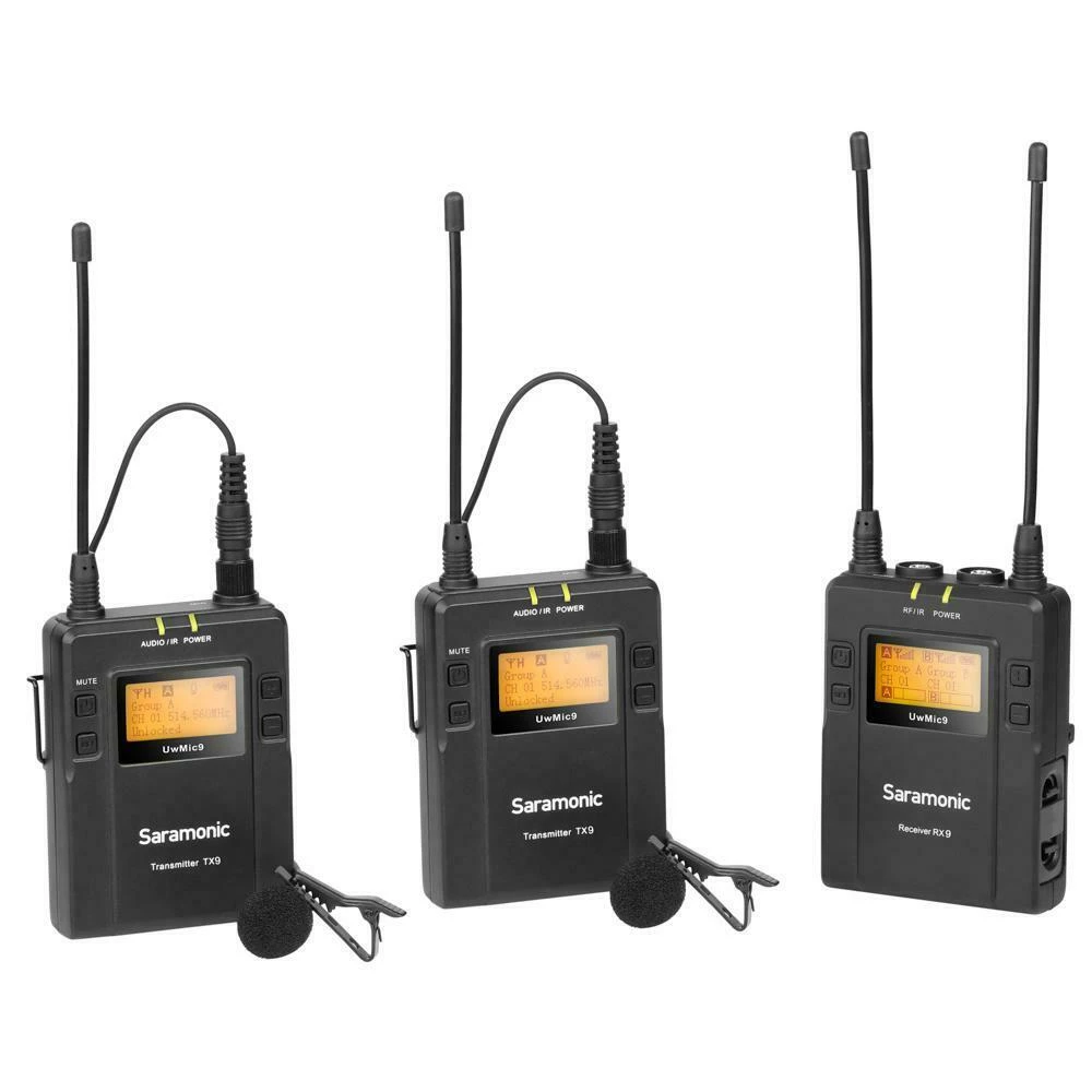 Saramonic UwMic9 UHF Wireless Lavalier Microphone System Outdoor Recreation 2 Saramonic UwMic9 UHF Wireless Lavalier Microphone System Outdoor Recreation