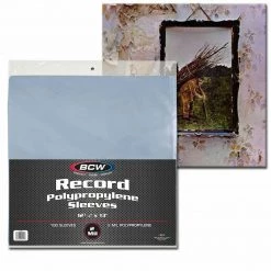 BCW 1-RSLV 33 RPM Record Sleeves, 100 Count, Archival Safe Outdoor Recreation
