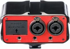 Outdoor Recreation Saramonic SR-PAX1 2-Channel On-Camera XLR, 1/4" & 1/8" Audio Mixer, +48V Preamps