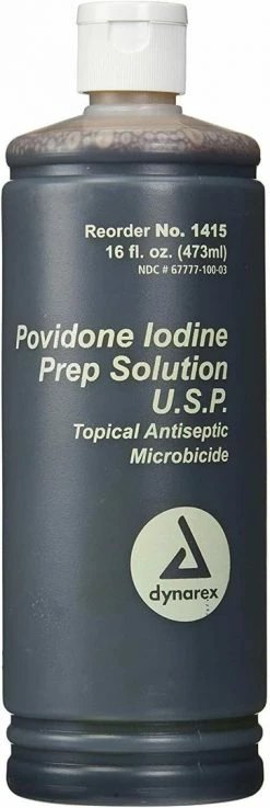 Dynarex Povidone Iodine Disinfecting Solution, 16 Fl. Oz. Outdoor Recreation