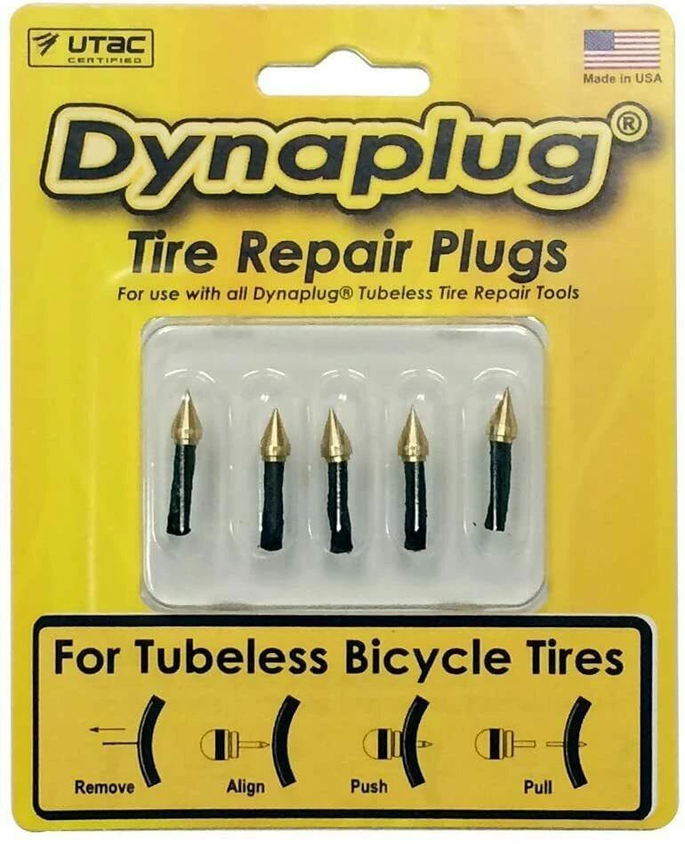 Dynaplug Bicycle Tubeless Tire Repair, Pack Of 5, Soft Nose Tip Outdoor Recreation 1 Dynaplug Bicycle Tubeless Tire Repair, Pack Of 5, Soft Nose Tip Outdoor Recreation