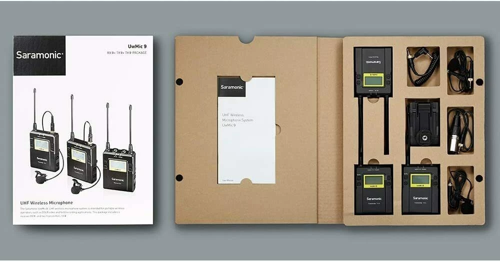 Saramonic UwMic9 UHF Wireless Lavalier Microphone System Outdoor Recreation 6 Saramonic UwMic9 UHF Wireless Lavalier Microphone System Outdoor Recreation