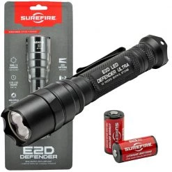 Outdoor Recreation SureFire E2D Defender Ultra E2DLU-A Dual-Output 1000 Lumen Tactical Flashlight