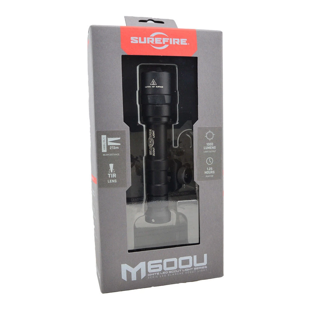 SUREFIRE M600U SCOUT BLK 600 LUMENS Flashlights 4 SUREFIRE M600U SCOUT BLK 600 LUMENS Flashlights