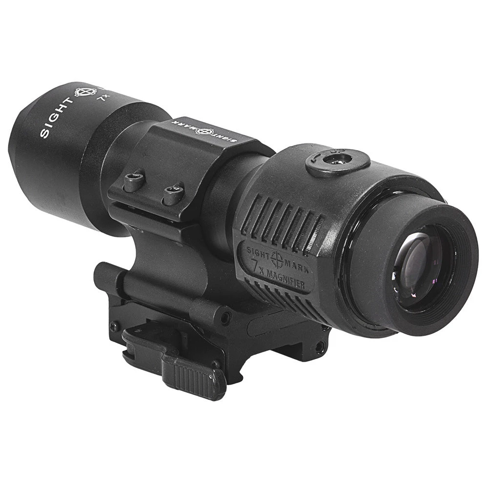 Sightmark 7X Tactical Magnifier With Slide To Side Mount - SM19039 Shooting 1 Sightmark 7X Tactical Magnifier With Slide To Side Mount - SM19039 Shooting
