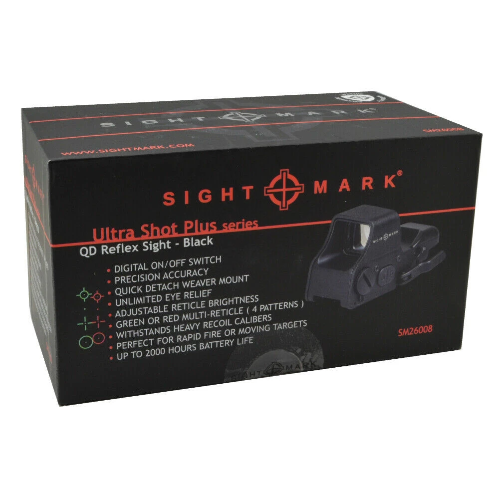 Shooting Sightmark SM26008 Ultra Shot Plus Red Dot Sight - Black 8 Shooting Sightmark SM26008 Ultra Shot Plus Red Dot Sight - Black