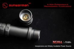 Sunwayman M20A Cree XM-L Mini Magnetic Control Flashlight - 2XAA Flashlights