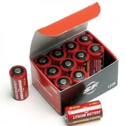 12 Pack Surefire CR123A Lithium 3V Battery Outdoor Recreation
