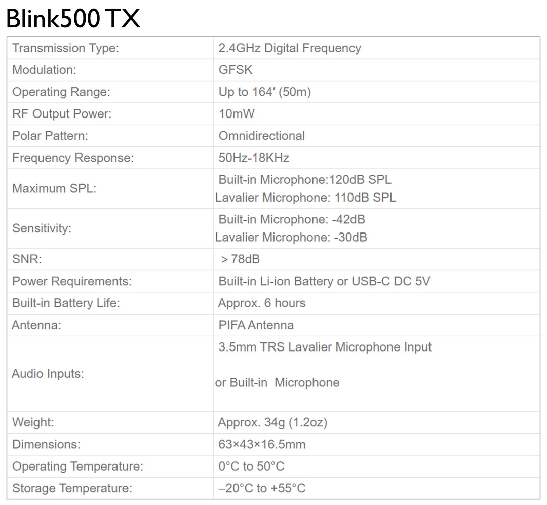 Saramonic Blink 500 B3 (TX+RXDi) Wireless Microphone System For IPhone 6 Saramonic Blink 500 B3 (TX+RXDi) Wireless Microphone System For IPhone