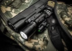 Surefire X400 Ultra Long Gun WeaponLight With Green Laser Shooting