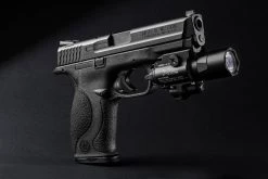 Surefire X400 Ultra Long Gun WeaponLight With Green Laser Shooting