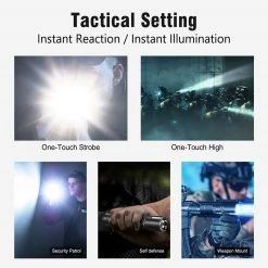 Klarus XT2CR PRO Tactical LED Flashlight, 2100 Lumens, USB C Rechargeable Flashlights