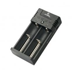 XTAR WP2H Two Slot Intelligent Li-ion LiFePO4 Battery Charger USB Power Bank