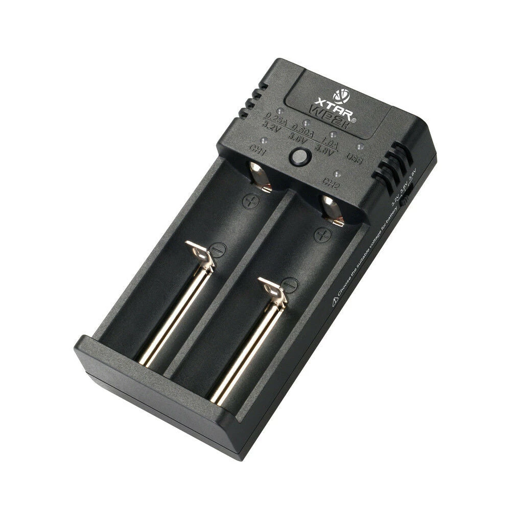XTAR WP2H Two Slot Intelligent Li-ion LiFePO4 Battery Charger USB Power Bank 2 XTAR WP2H Two Slot Intelligent Li-ion LiFePO4 Battery Charger USB Power Bank
