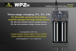 XTAR WP2H Two Slot Intelligent Li-ion LiFePO4 Battery Charger USB Power Bank 17 XTAR WP2H Two Slot Intelligent Li-ion LiFePO4 Battery Charger USB Power Bank