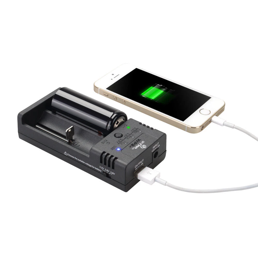 XTAR WP2H Two Slot Intelligent Li-ion LiFePO4 Battery Charger USB Power Bank 4 XTAR WP2H Two Slot Intelligent Li-ion LiFePO4 Battery Charger USB Power Bank