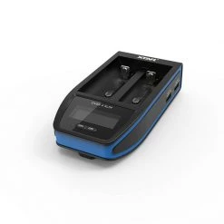 XTAR Over 4 Slim LCD Fast Battery Charger - Black (18650, 26650, 20700, 21700) Outdoor Recreation