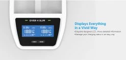XTAR Over 4 Slim LCD Fast Battery Charger - Black (18650, 26650, 20700, 21700) Outdoor Recreation